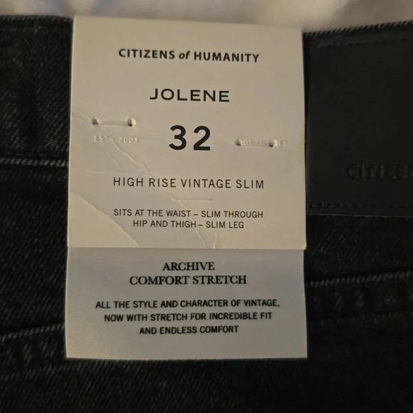 Citizens of Humanity Jolene High Rise Straight in Stormy - Picture 8 of 16